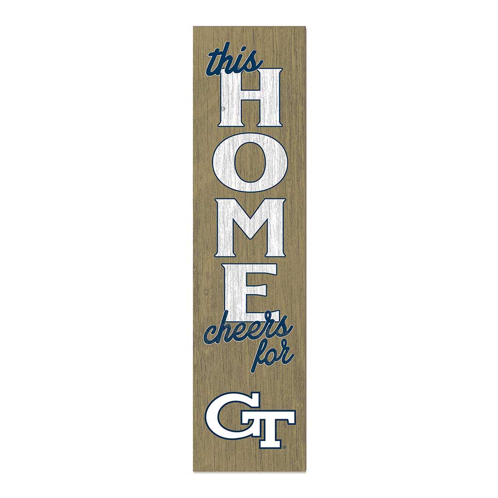 11x46 Leaning Sign This Home Georgia Tech Yellow Jackets