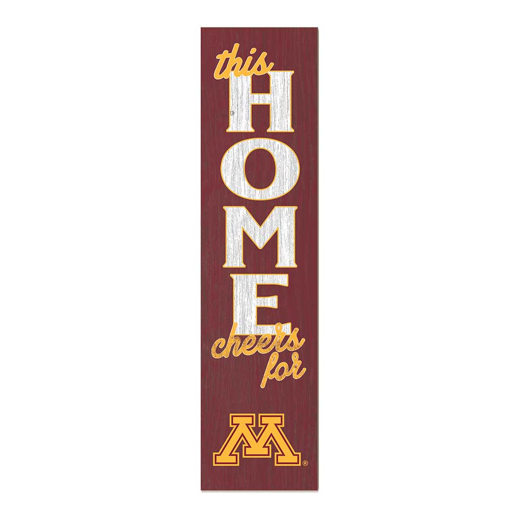 11x46 Leaning Sign This Home Minnesota Golden Gophers