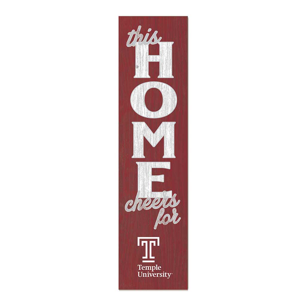 11x46 Leaning Sign This Home Temple Owls