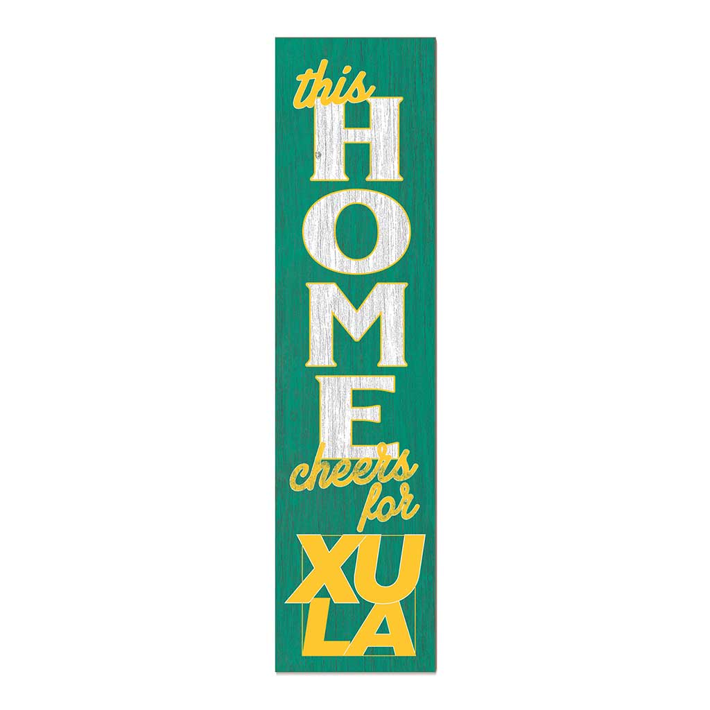 11x46 Leaning Sign This Home Xavier University of Louisiana Gold Rush