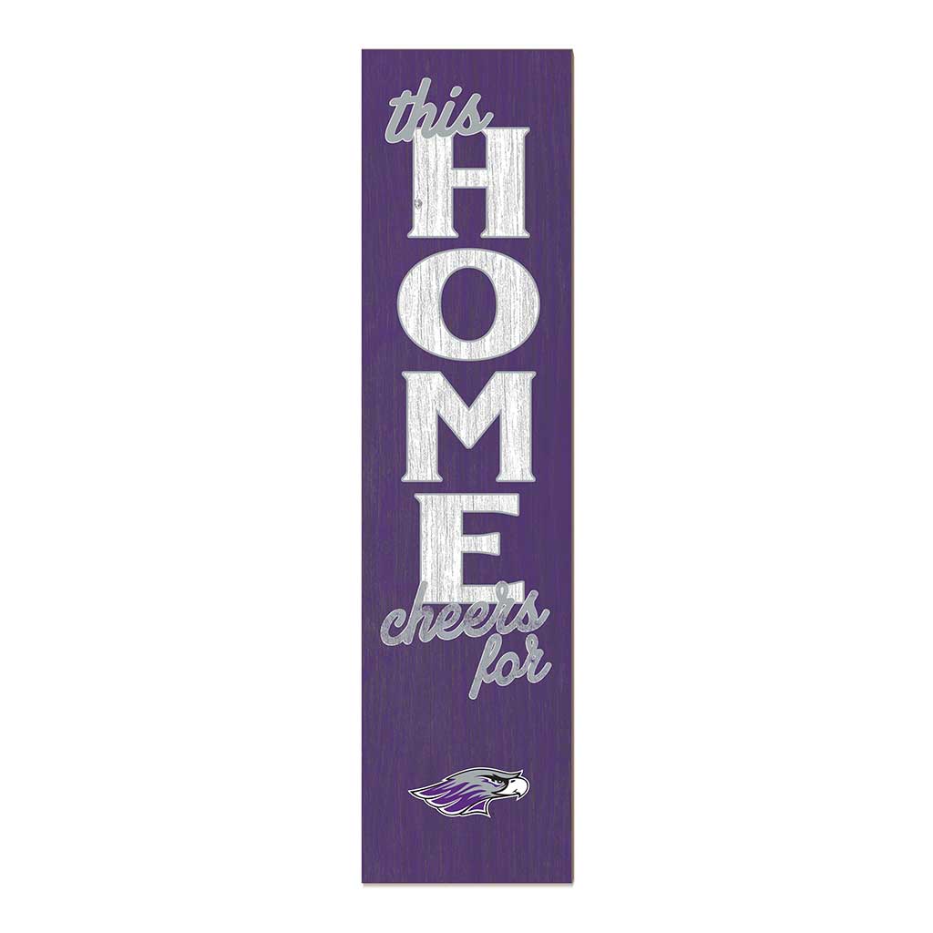 11x46 Leaning Sign This Home University of Wisconsin Whitewater Warhawks