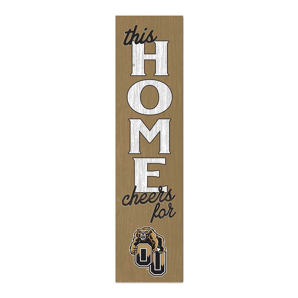 11x46 Leaning Sign This Home Oakland University Golden Grizzlies