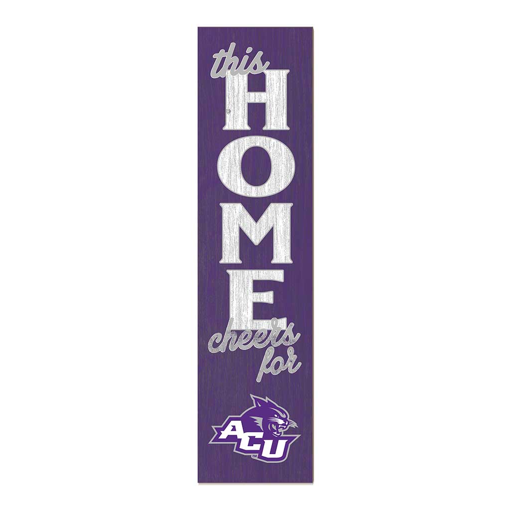 11x46 Leaning Sign This Home Abilene Christian Wildcats