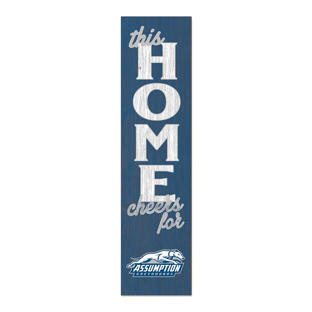 11x46 Leaning Sign This Home Assumption College GREYHOUNDS