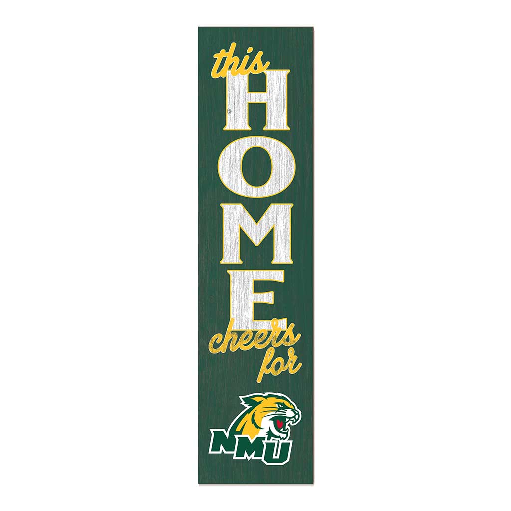 11x46 Leaning Sign This Home Northern Michigan University Wildcats