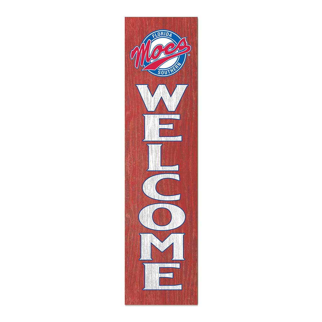 11x46 Leaning Sign Welcome Florida Southern College Moccasins