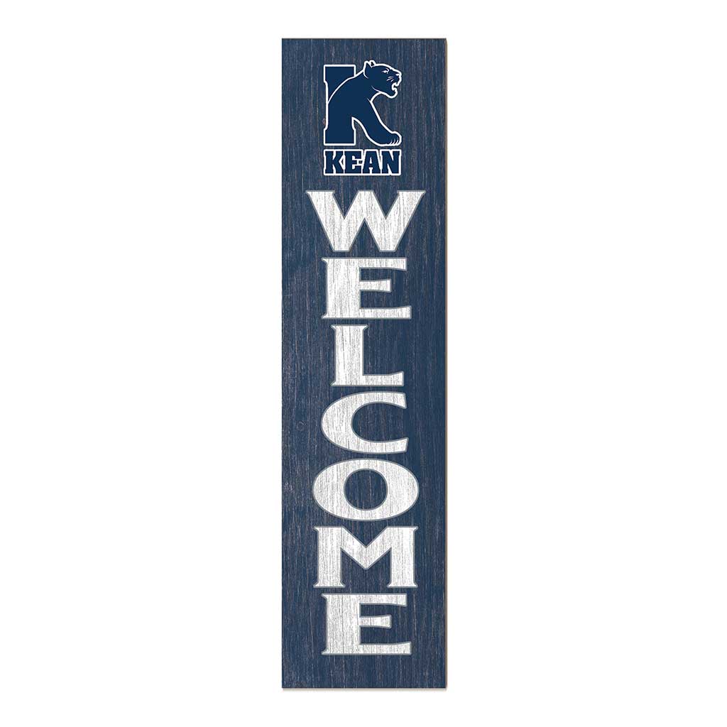 11x46 Leaning Sign Welcome Kean University Cougars