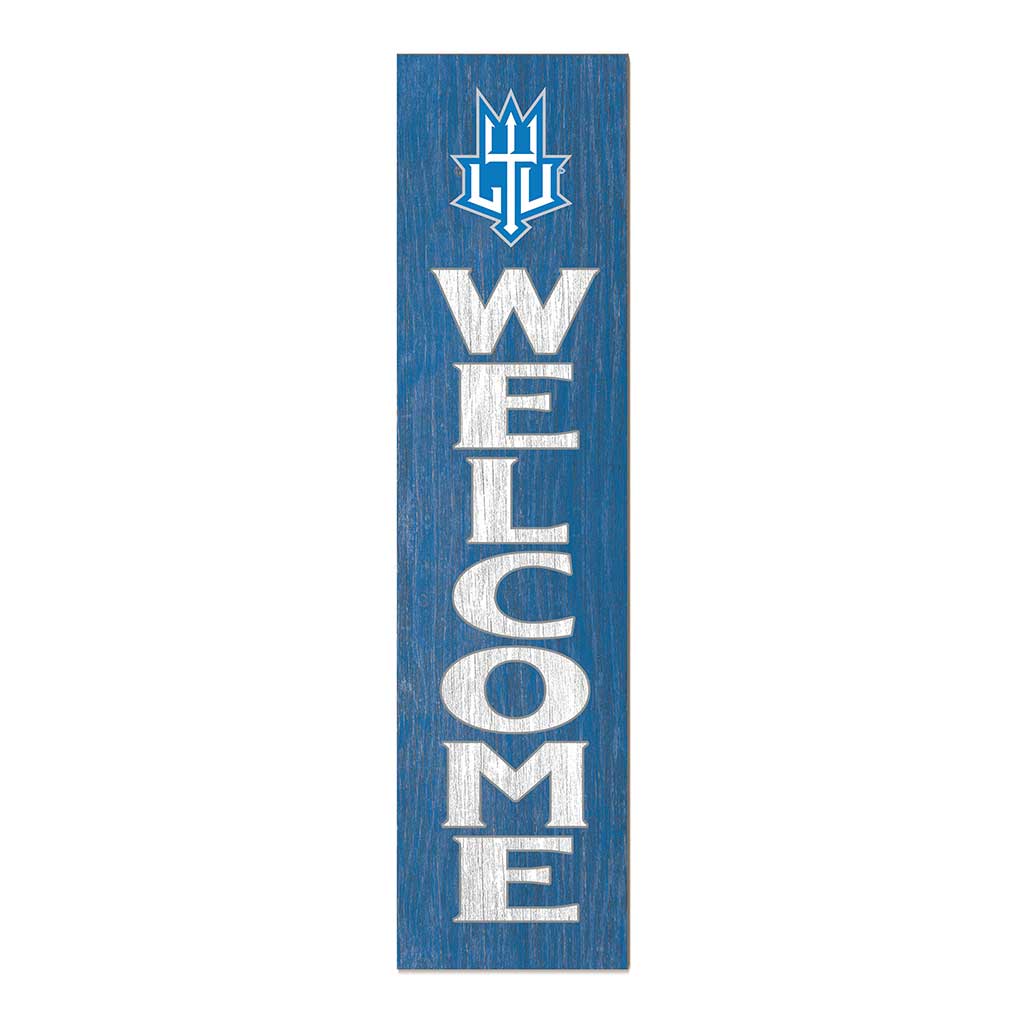 11x46 Leaning Sign Welcome Lawrence Technological University Blue Devils