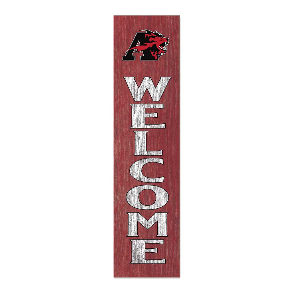11x46 Leaning Sign Welcome Albright College Lions