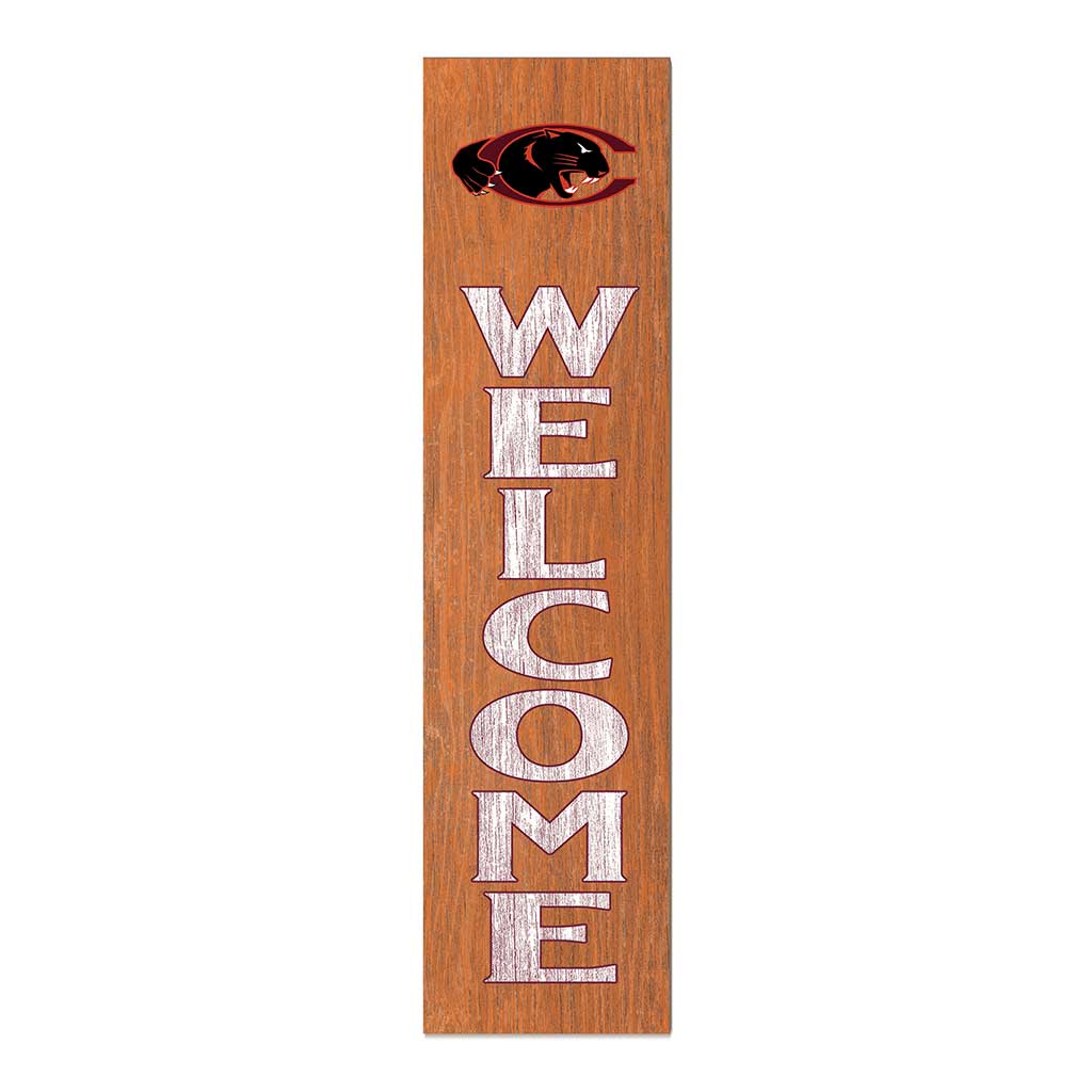 11x46 Leaning Sign Welcome Claflin University Panthers