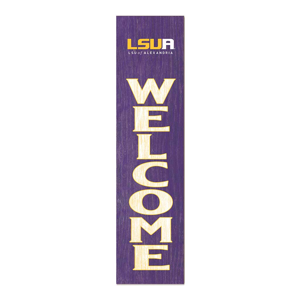 11x46 Leaning Sign Welcome LSU Alexandria Generals