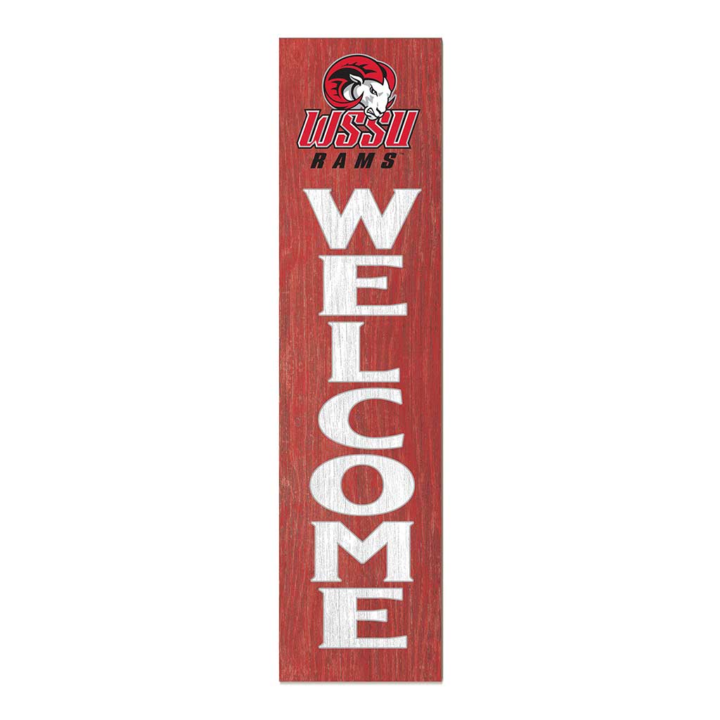 11x46 Leaning Sign Welcome Winston-Salem State Rams