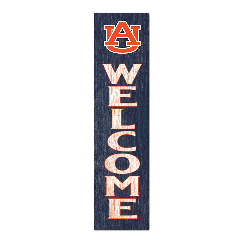 11x46 Leaning Sign Welcome Auburn Tigers