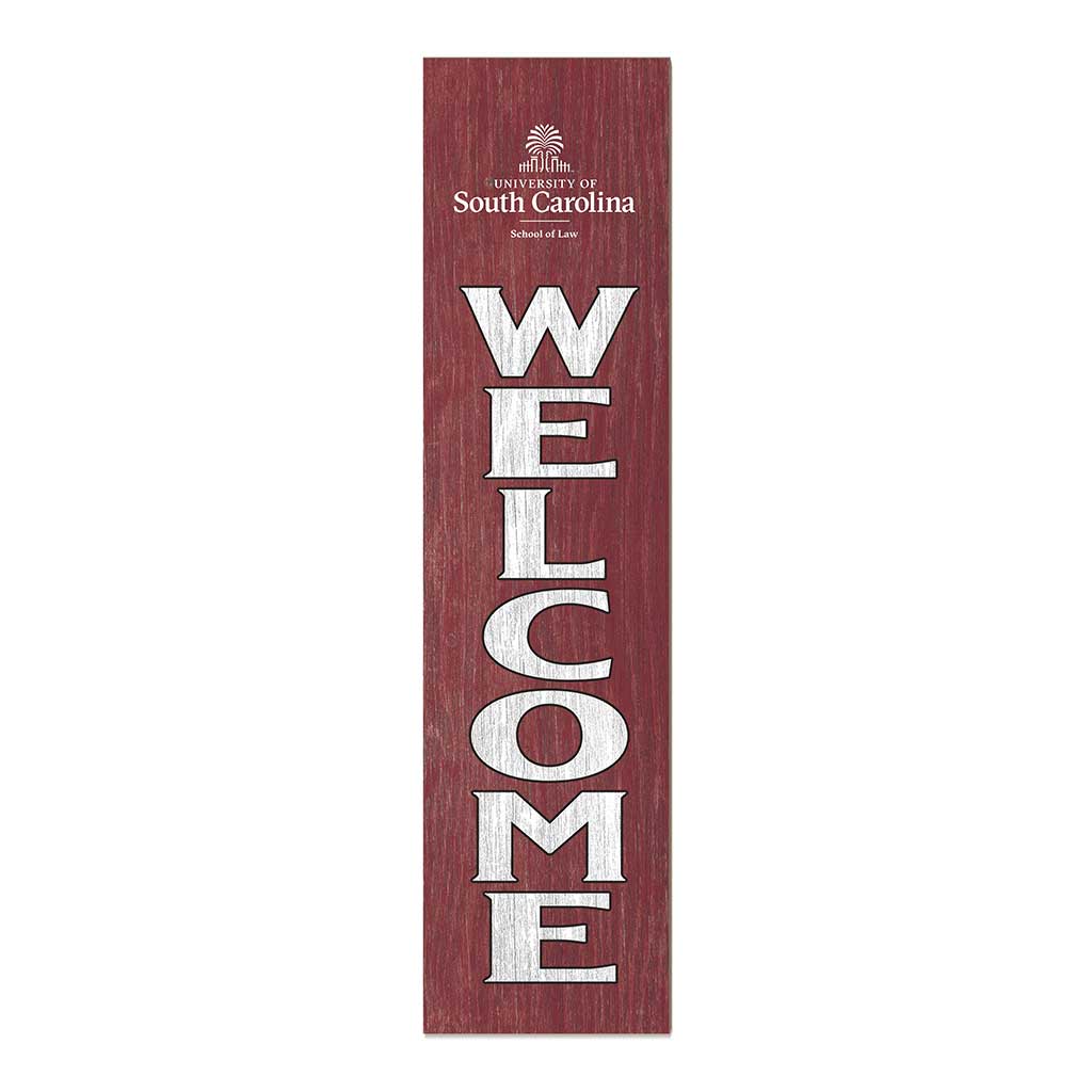 11x46 Leaning Sign Welcome South Carolina - School of Law Gamecocks