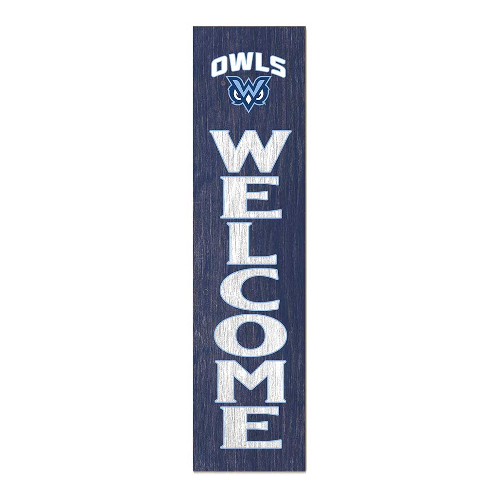 11x46 Leaning Sign Welcome Mississippi University for Women Owls