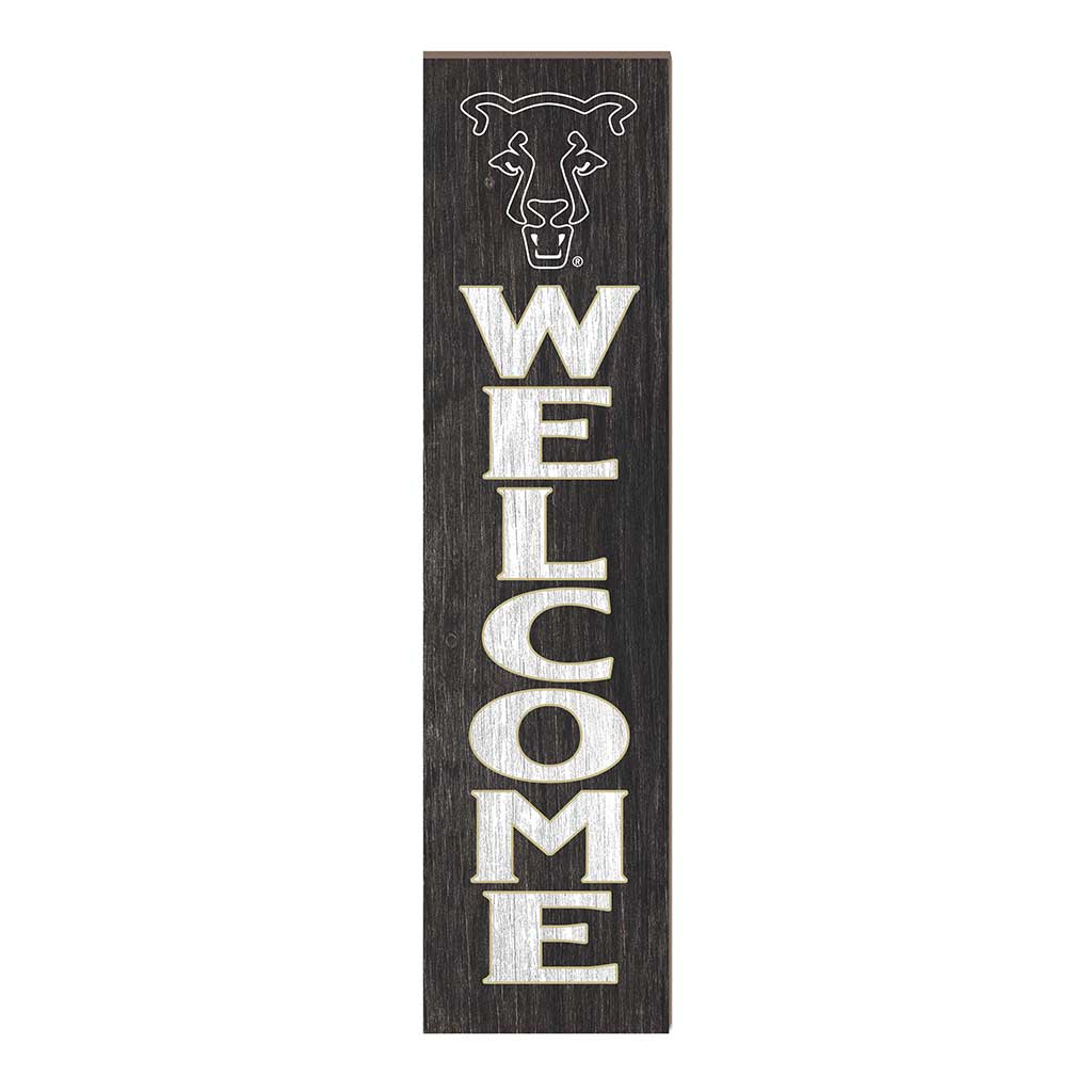 11x46 Leaning Sign Welcome University of Colorado - Colorado Springs Mountain Lions