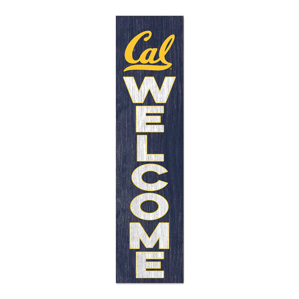 11x46 Leaning Sign Welcome California (Berkeley) Golden Bears