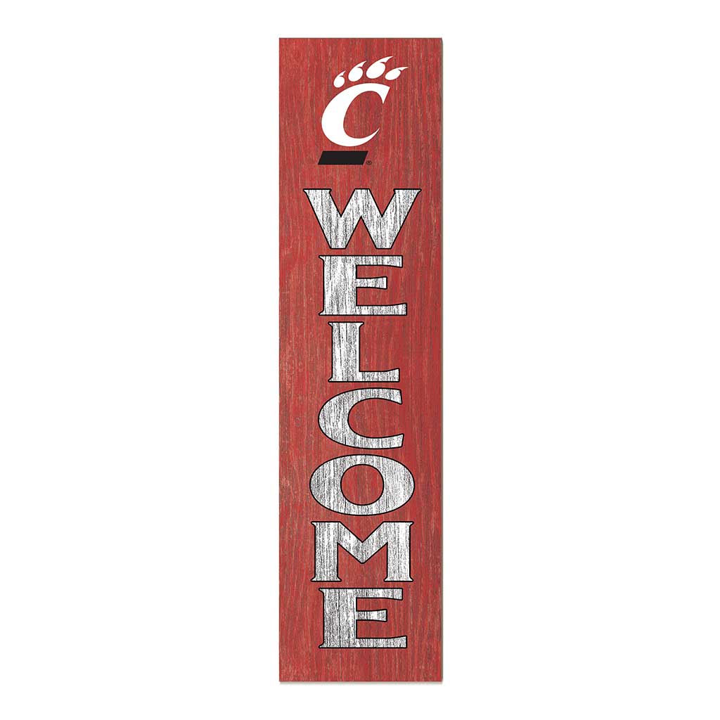 11x46 Leaning Sign Welcome Cincinnati Bearcats