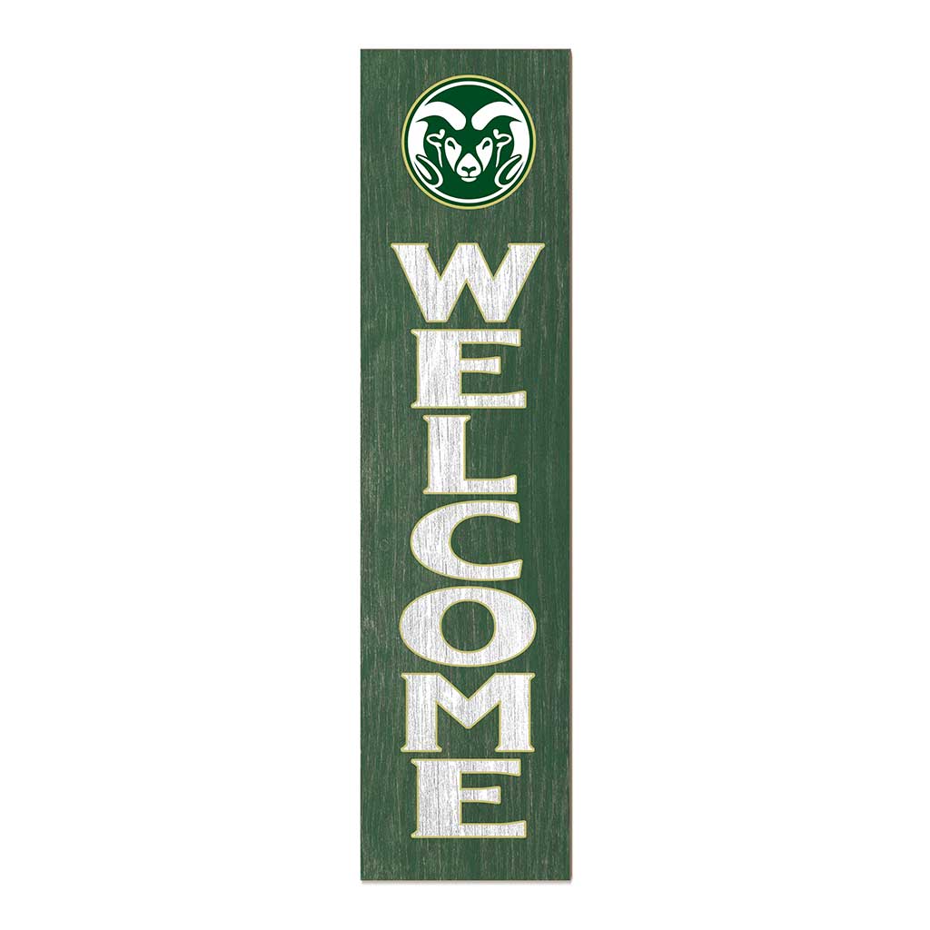 11x46 Leaning Sign Welcome Colorado State-Ft. Collins Rams