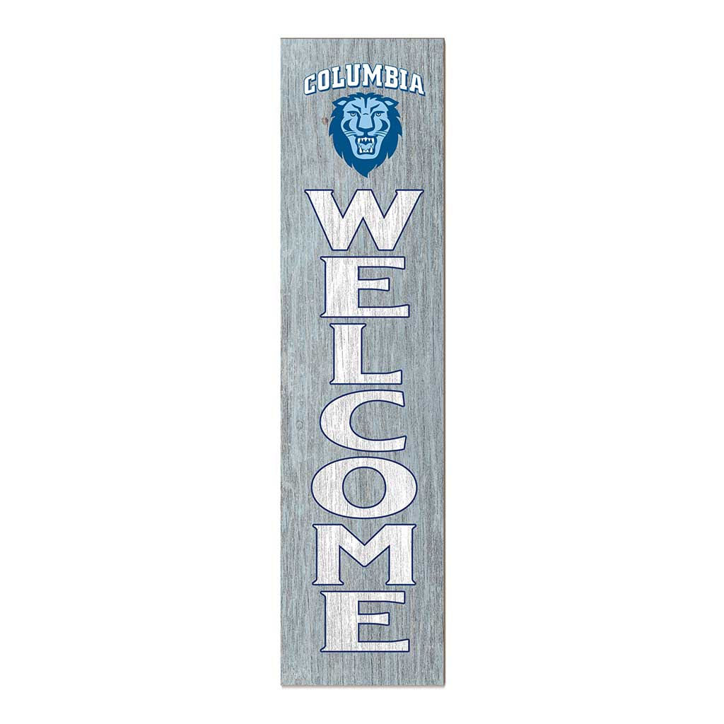 11x46 Leaning Sign Welcome Columbia Lions