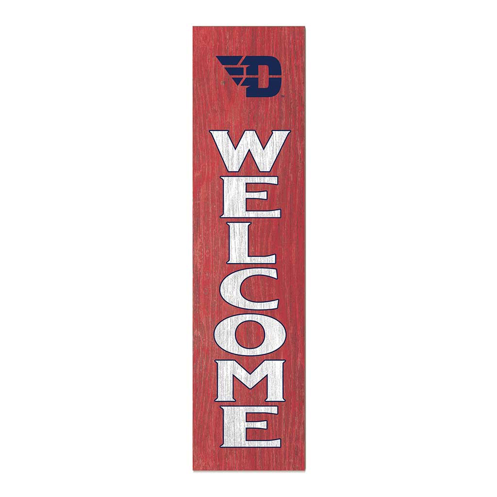 11x46 Leaning Sign Welcome Dayton Flyers