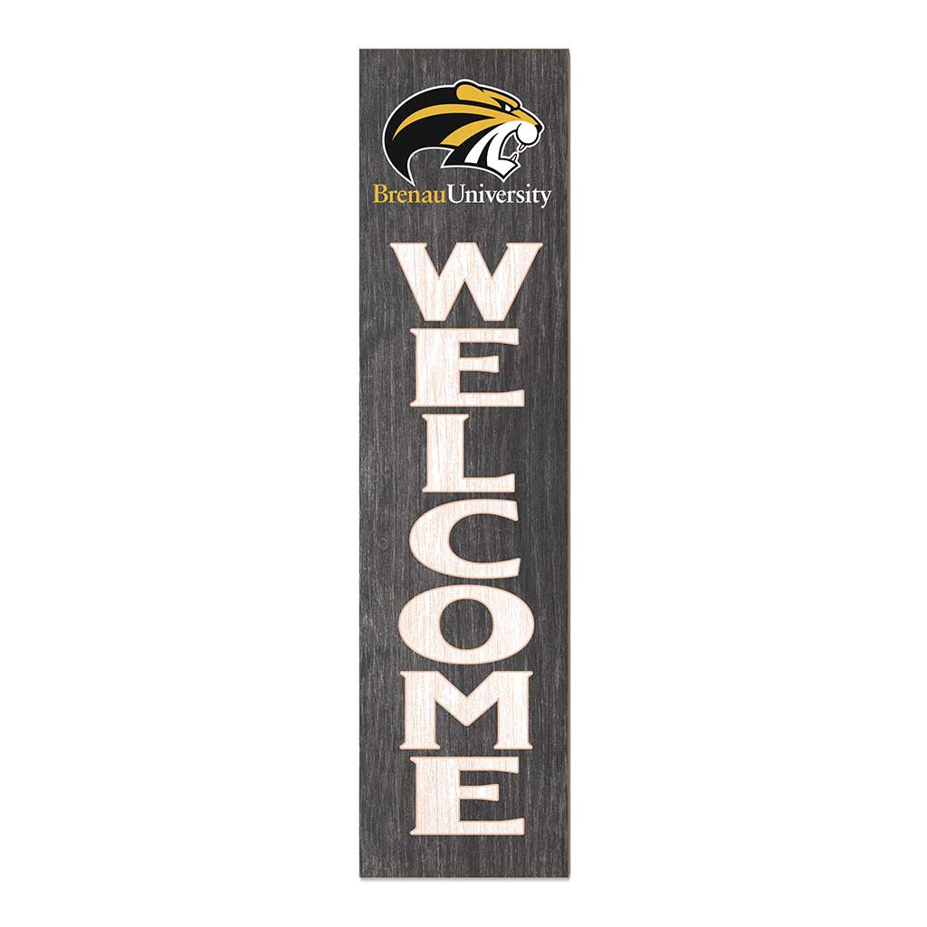 11x46 Leaning Sign Welcome Brenau University Golden Tigers