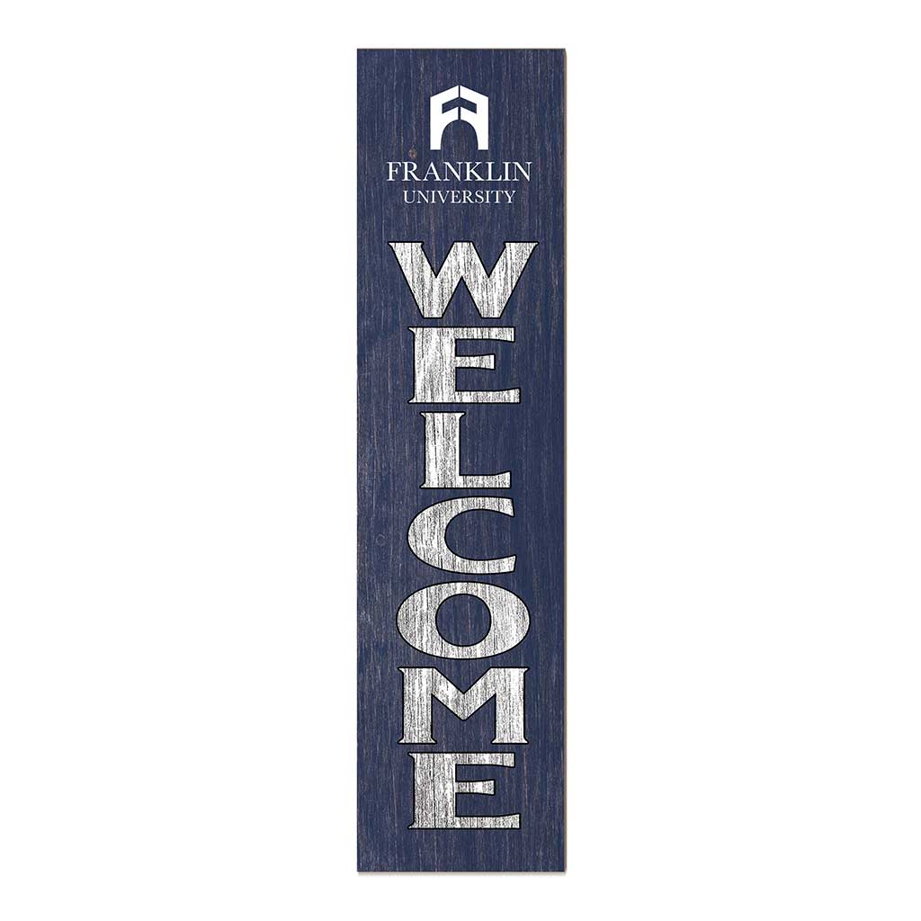 11x46 Leaning Sign Welcome Franklin University