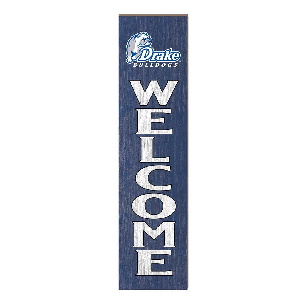 11x46 Leaning Sign Welcome Drake Bulldogs