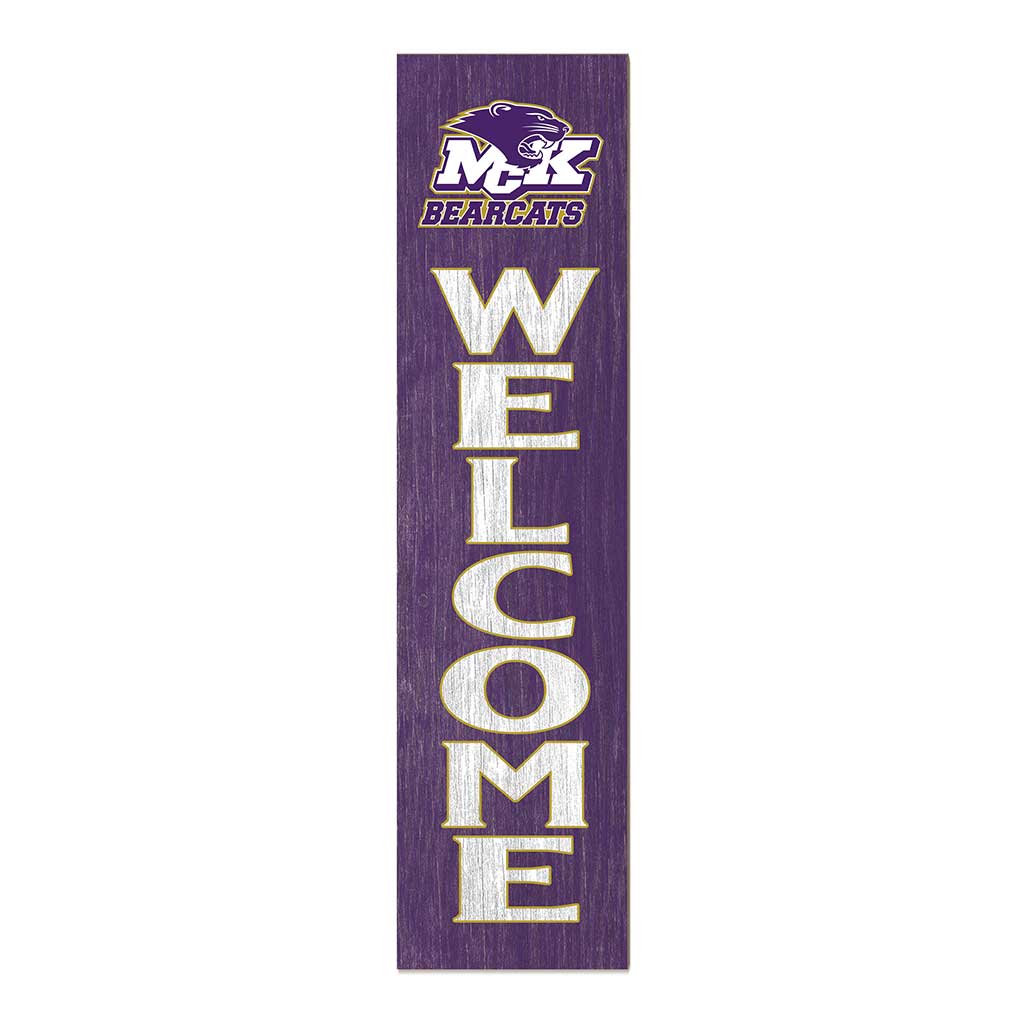 11x46 Leaning Sign Welcome McKendree University Bearcats