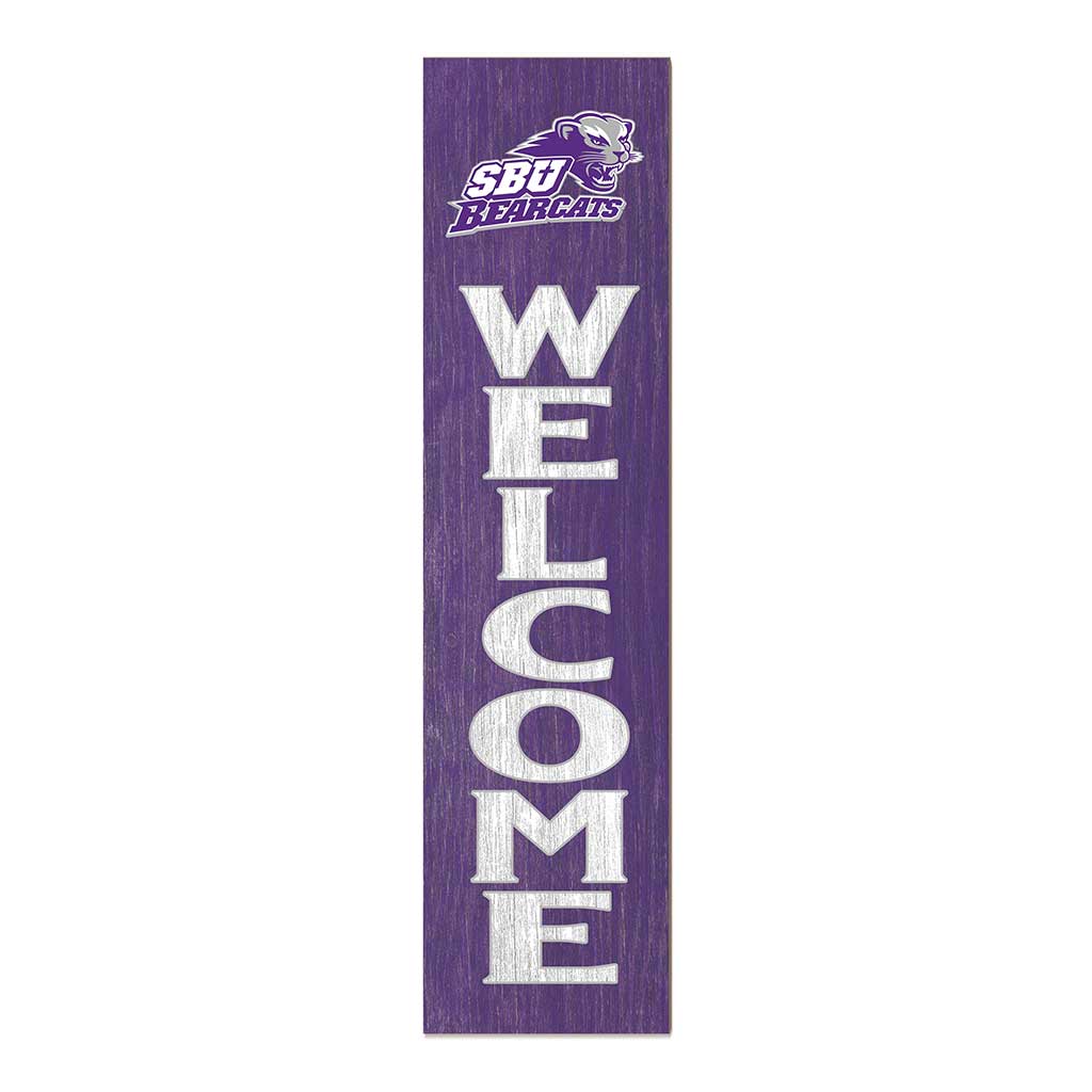 11x46 Leaning Sign Welcome Southwest Baptist Bearcats