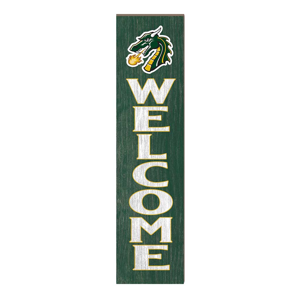 11x46 Leaning Sign Welcome Tiffin University Dragons