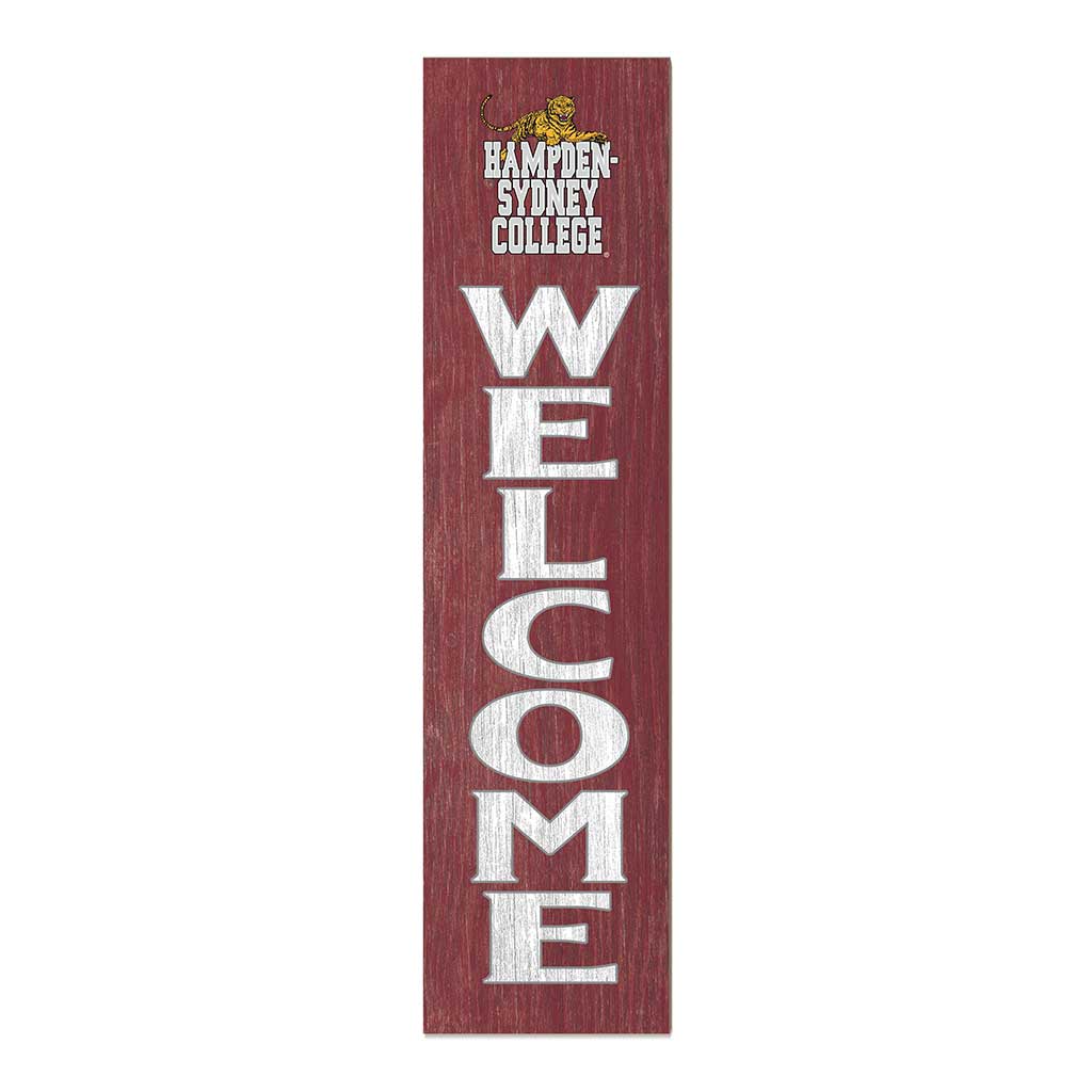 11x46 Leaning Sign Welcome Hampden-Sydney College Tigers