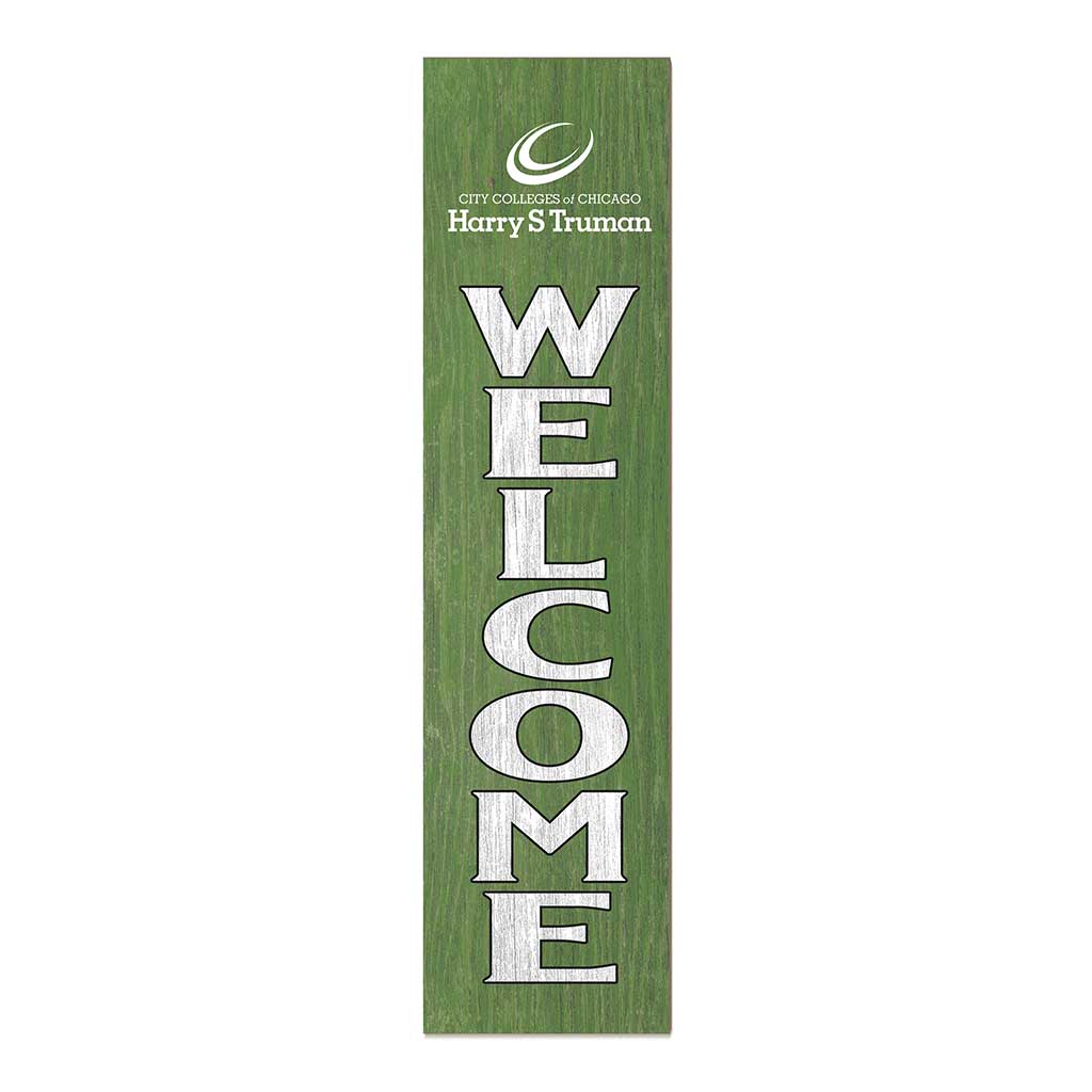 11x46 Leaning Sign Welcome Harry S. Truman College Falcons