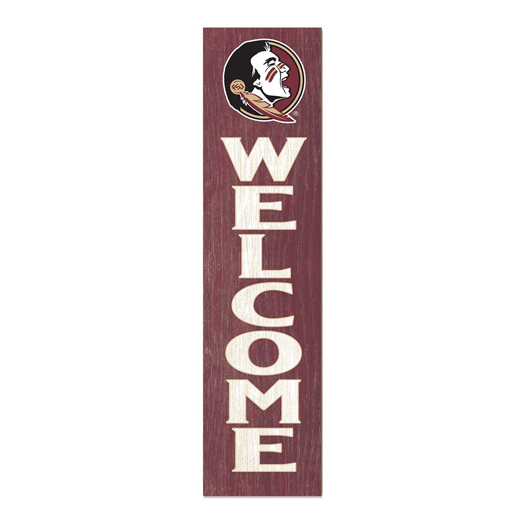 11x46 Leaning Sign Welcome Florida State Seminoles