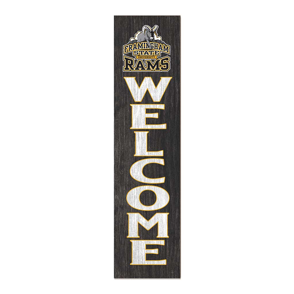 11x46 Leaning Sign Welcome Framingham State Rams