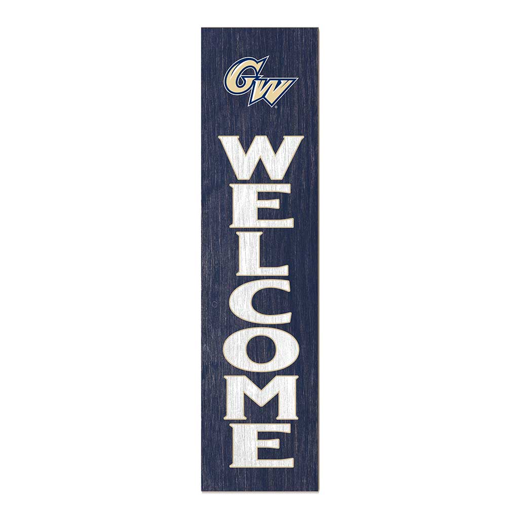 11x46 Leaning Sign Welcome George Washington Colonials