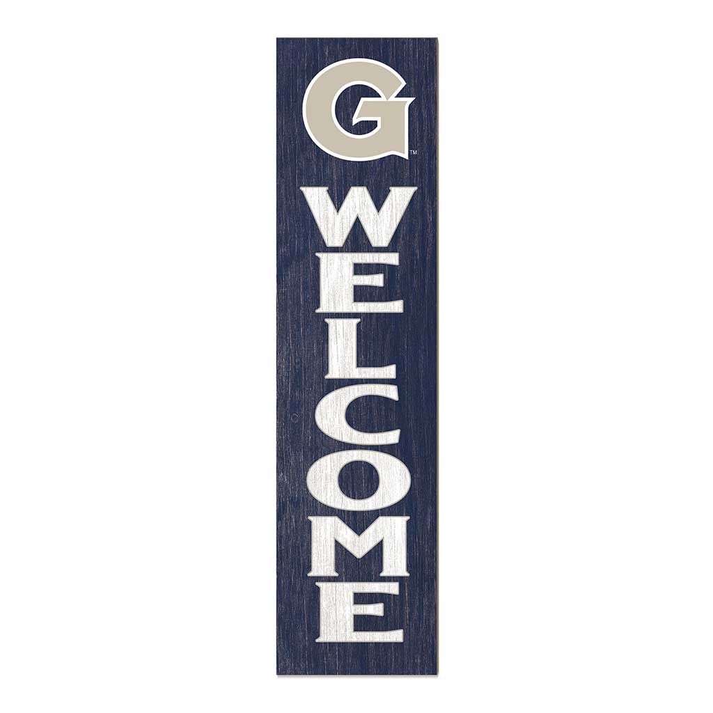 11x46 Leaning Sign Welcome Georgetown Hoyas