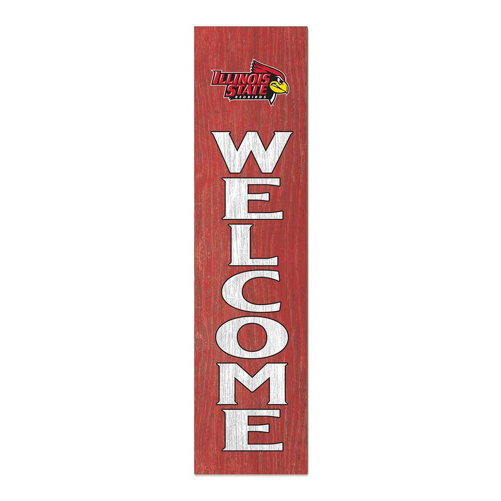 11x46 Leaning Sign Welcome Illinois State Redbirds