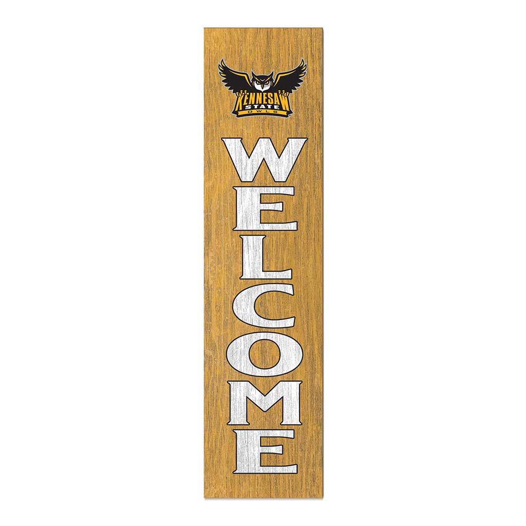 11x46 Leaning Sign Welcome Kennesaw State Owls