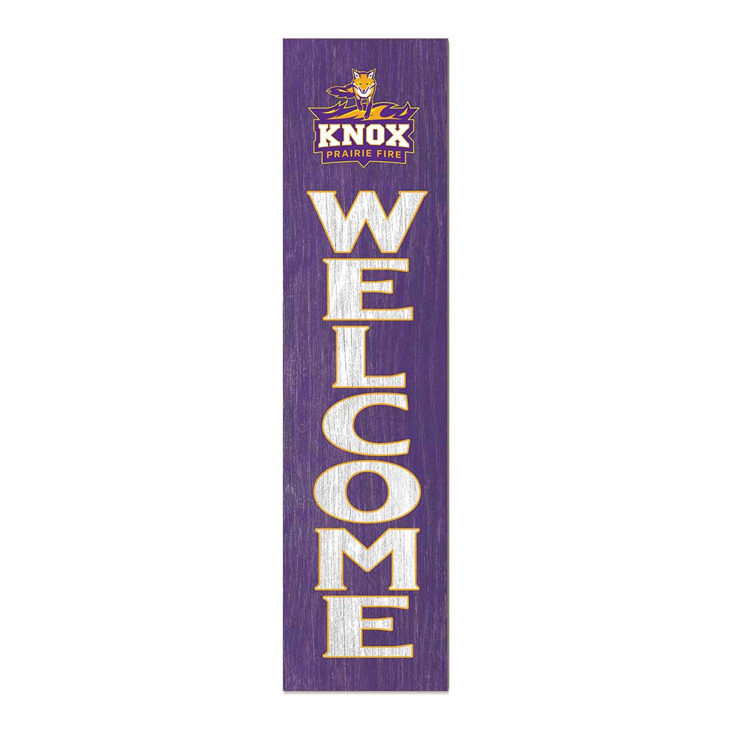 11x46 Leaning Sign Welcome Knox College Prairie Fire