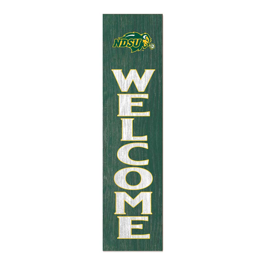 11x46 Leaning Sign Welcome North Dakota State Bison