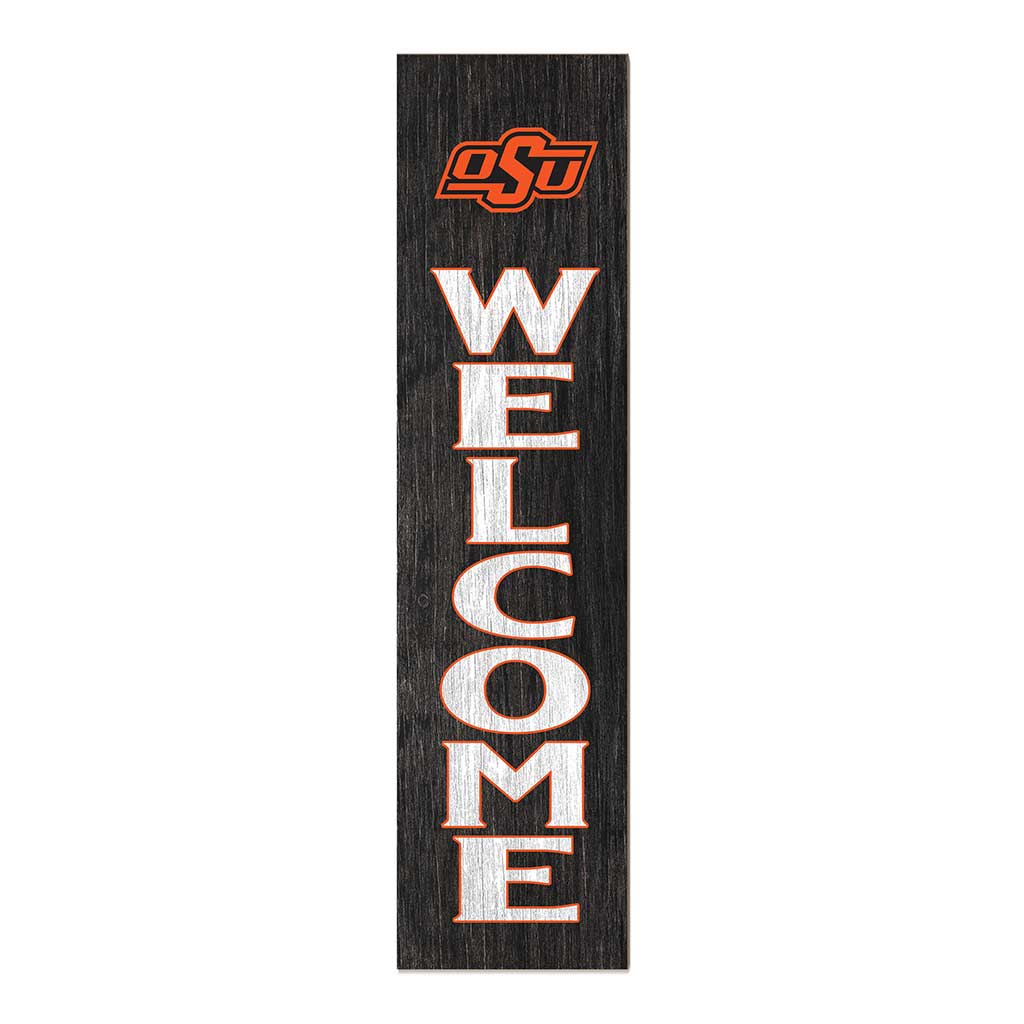 11x46 Leaning Sign Welcome Oklahoma State Cowboys