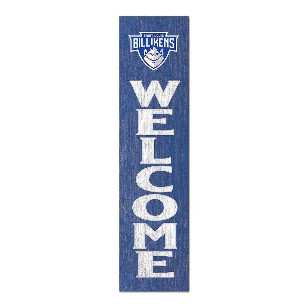 11x46 Leaning Sign Welcome Saint Louis Billikens