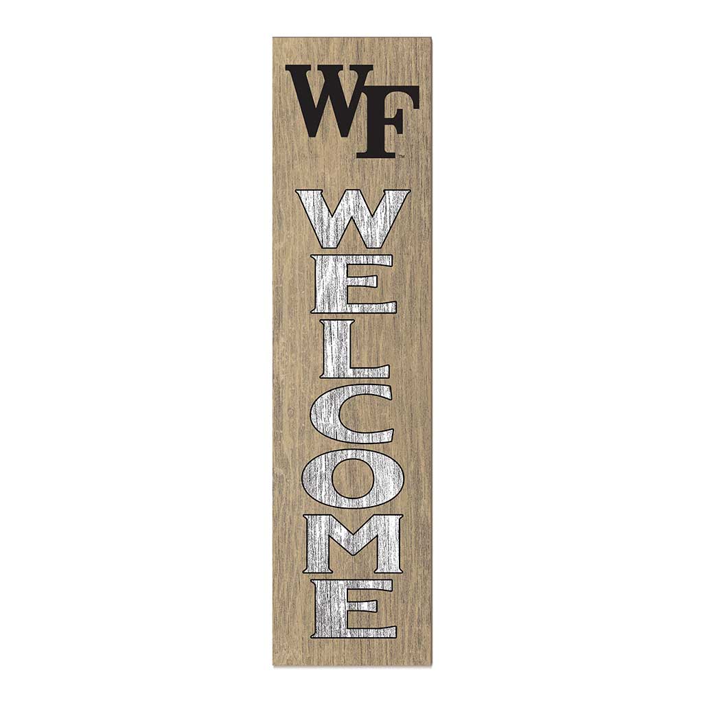 11x46 Leaning Sign Welcome Wake Forest Demon Deacons