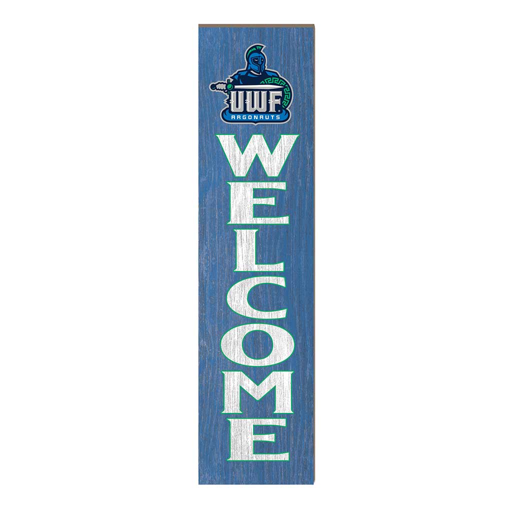 11x46 Leaning Sign Welcome West Florida (Univ) Argonauts