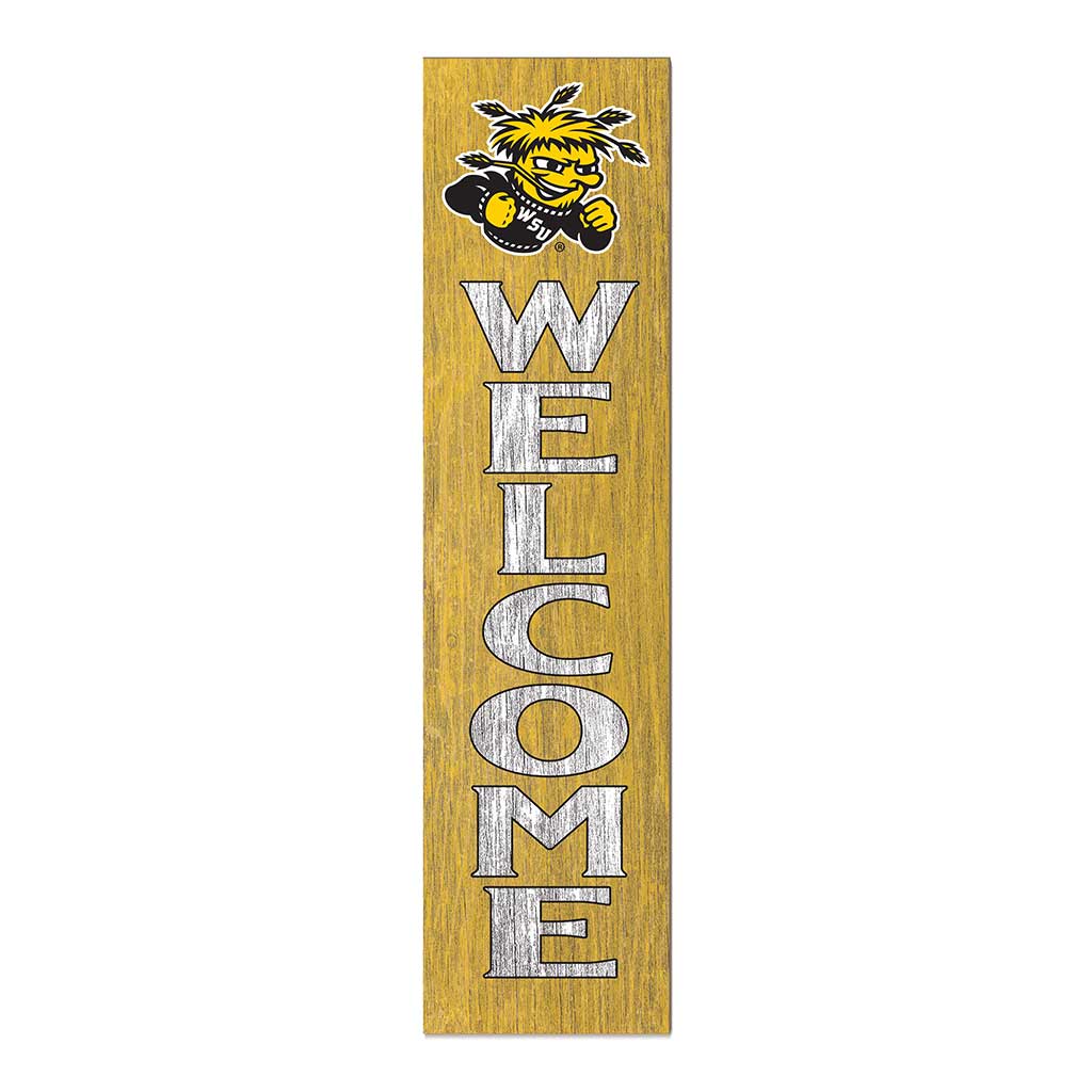 11x46 Leaning Sign Welcome Wichita State Shockers
