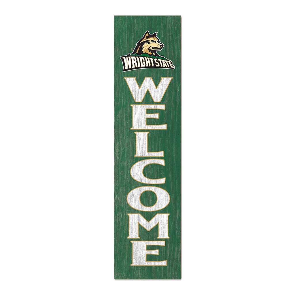 11x46 Leaning Sign Welcome Wright State University Raiders