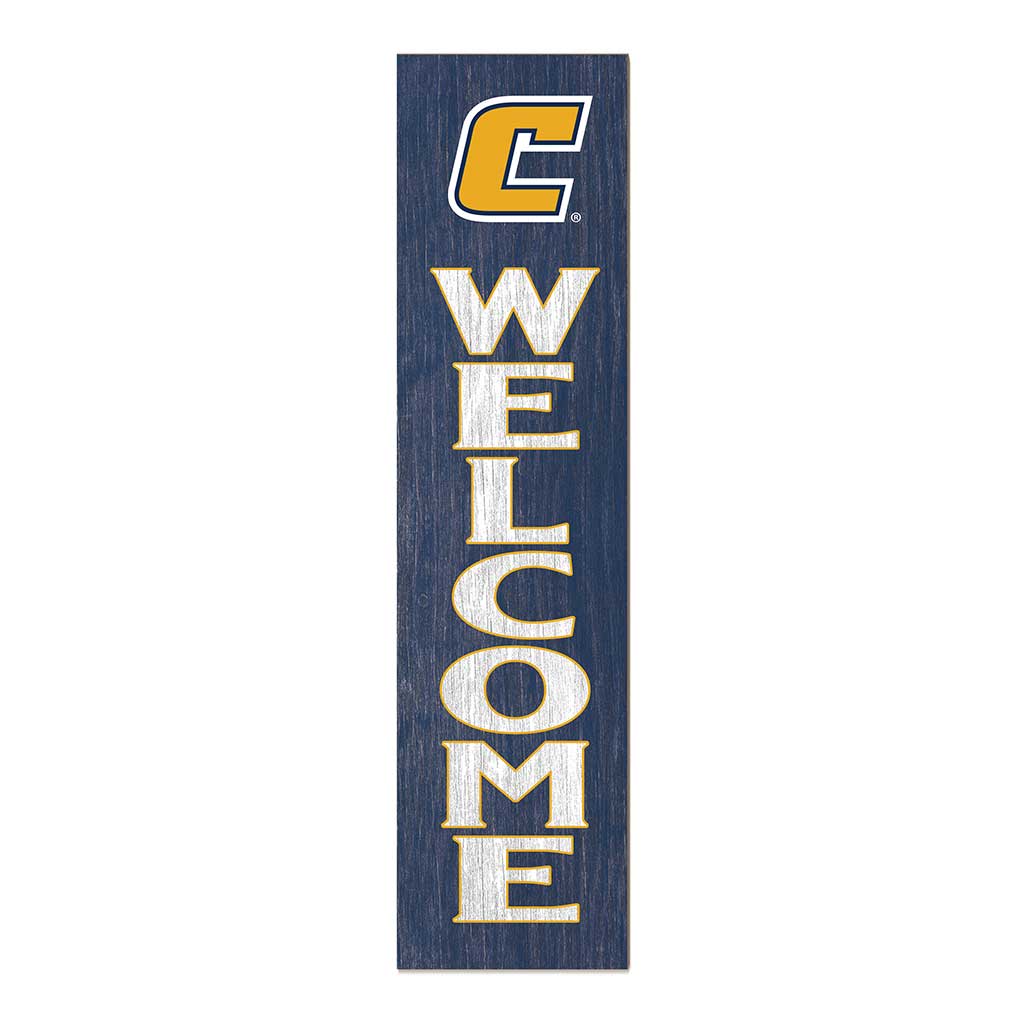 11x46 Leaning Sign Welcome Tennessee Chattanooga Mocs