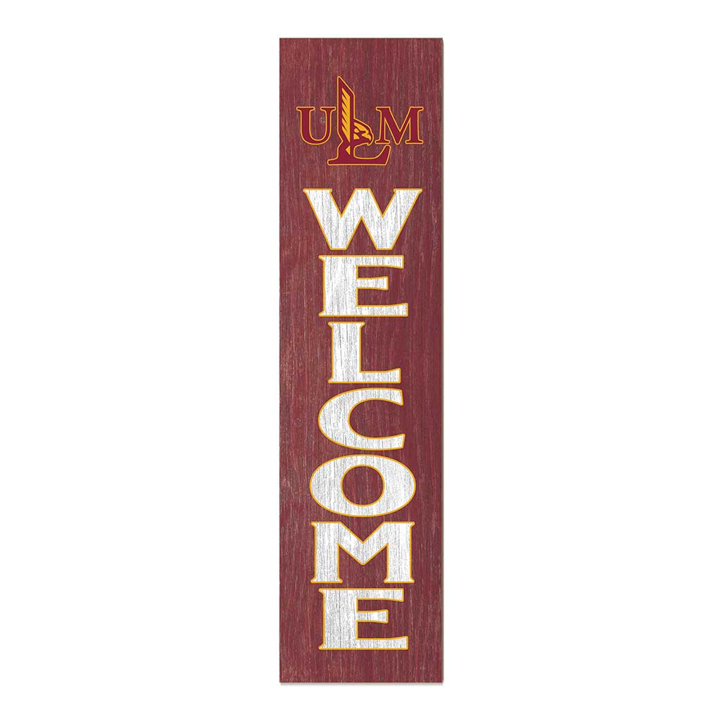 11x46 Leaning Sign Welcome The University of Louisiana at Monroe Warhawks