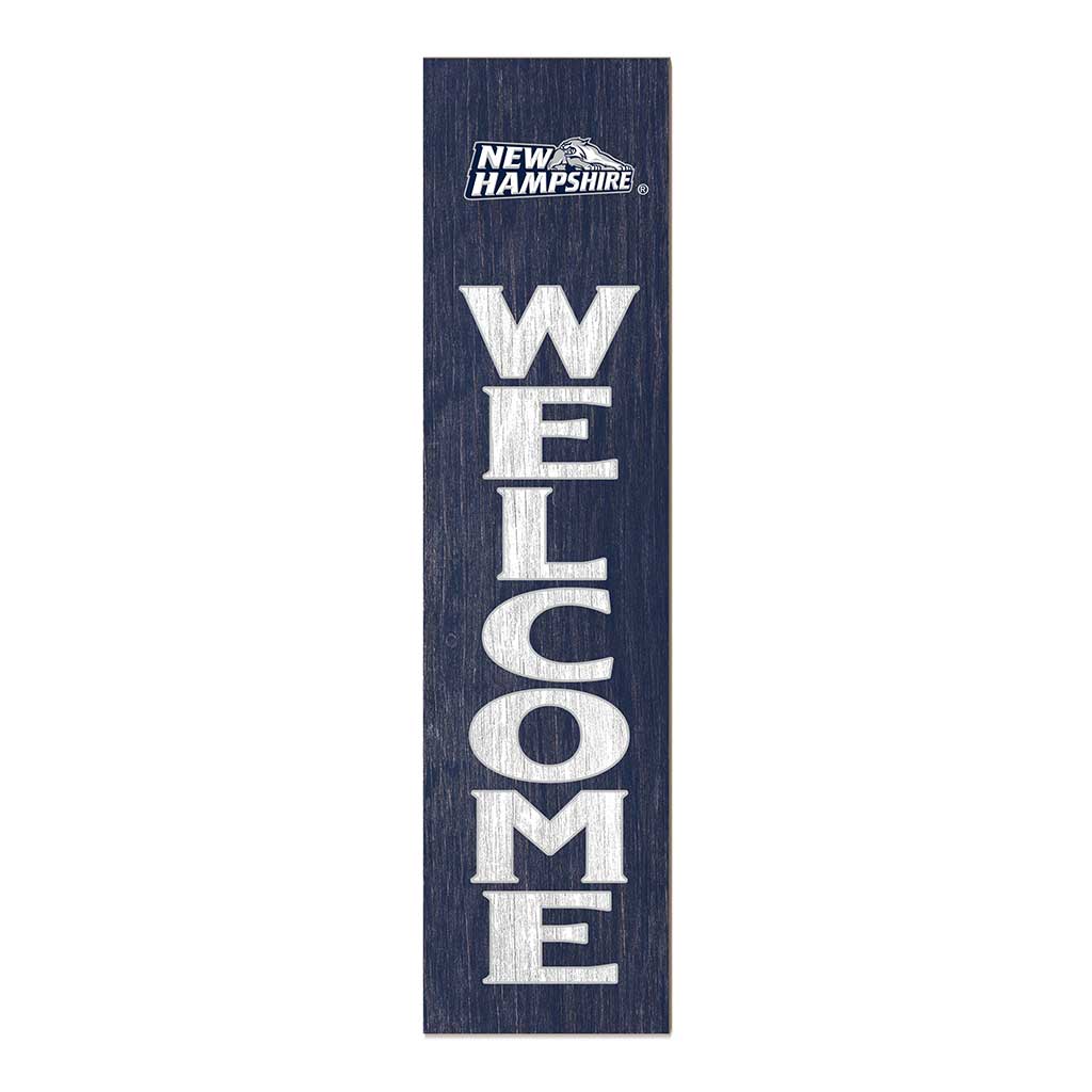 11x46 Leaning Sign Welcome University of New Hampshire Wildcats